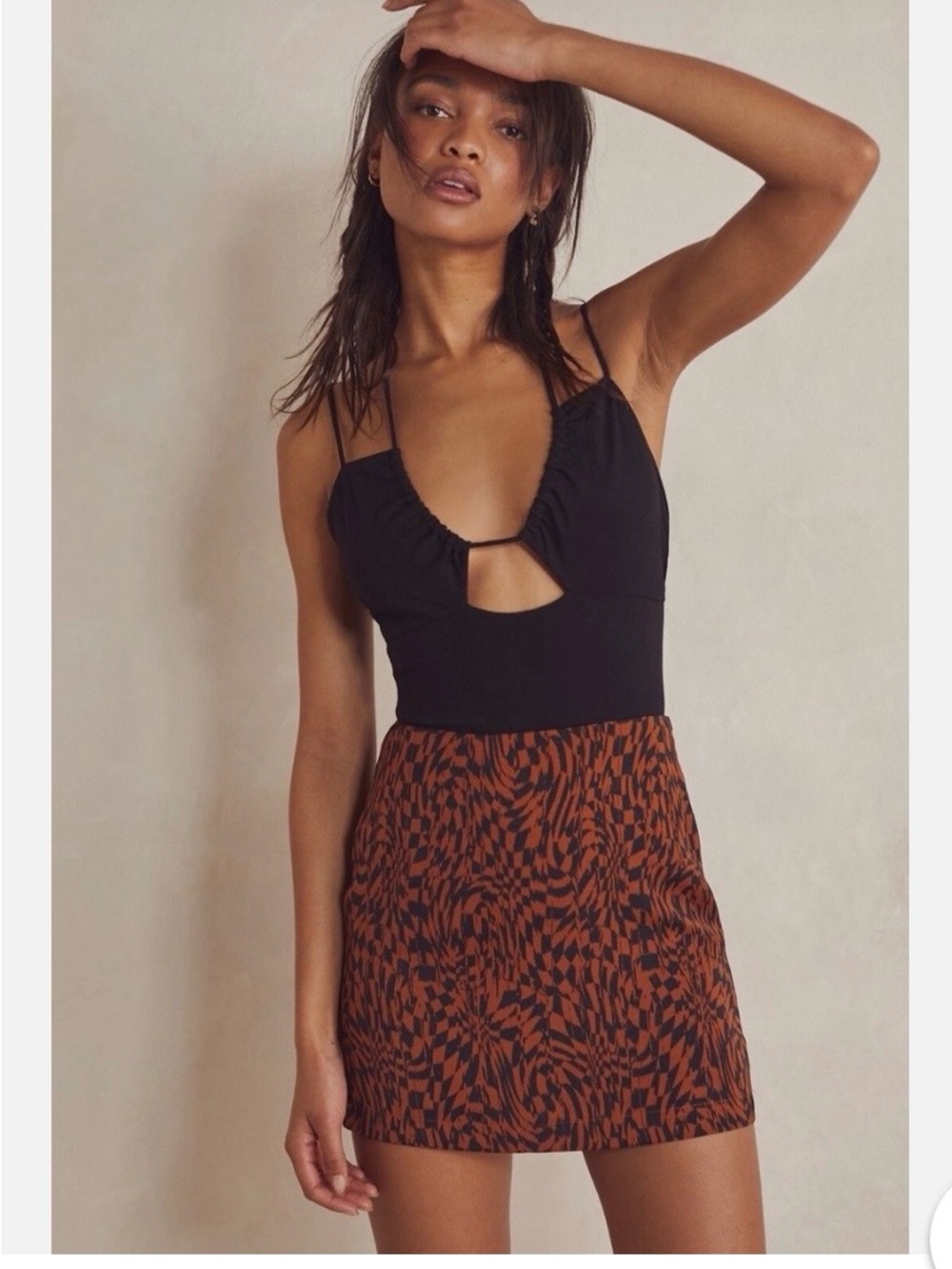Free People Cross Your Mind Bodysuit